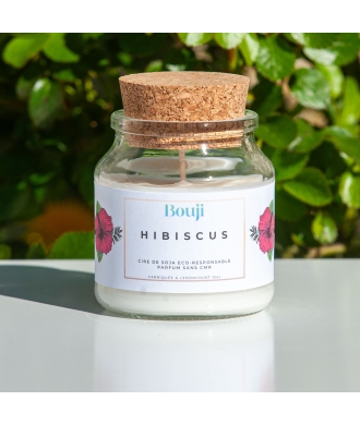 Bouji – Bougies & Fondants parfumés artisanaux | Naturels & faits main en Lorraine Bougie 120gr - Hibiscus