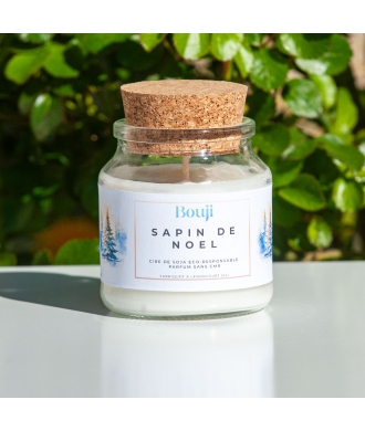 Bouji – Bougies & Fondants parfumés artisanaux | Naturels & faits main en Lorraine Bougie 120gr - Sapin de Noël