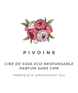 Bouji – Bougies & Fondants parfumés artisanaux | Naturels & faits main en Lorraine Fondants parfumés - Pivoine