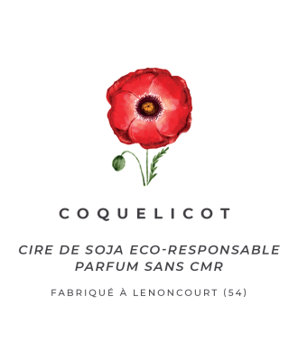 Bouji – Bougies & Fondants parfumés artisanaux | Naturels & faits main en Lorraine Fondants parfumés - Coquelicot