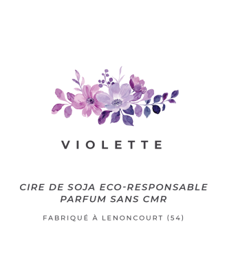 Bouji – Bougies & Fondants parfumés artisanaux | Naturels & faits main en Lorraine Fondants parfumés - Violette