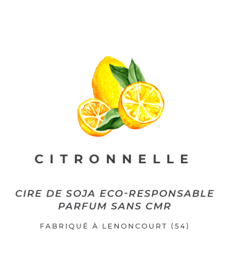 Bouji – Bougies & Fondants parfumés artisanaux | Naturels & faits main en Lorraine Fondants parfumés - Citronnelle