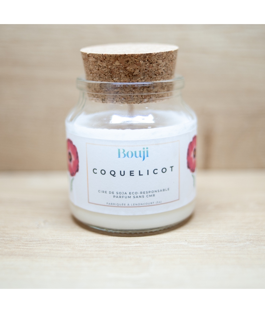 Bougie 120gr - Coquelicot