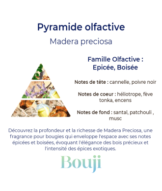 Bougie 120gr - Madera préciosa