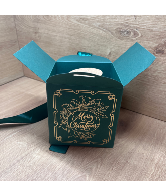 Boite de Noel verte