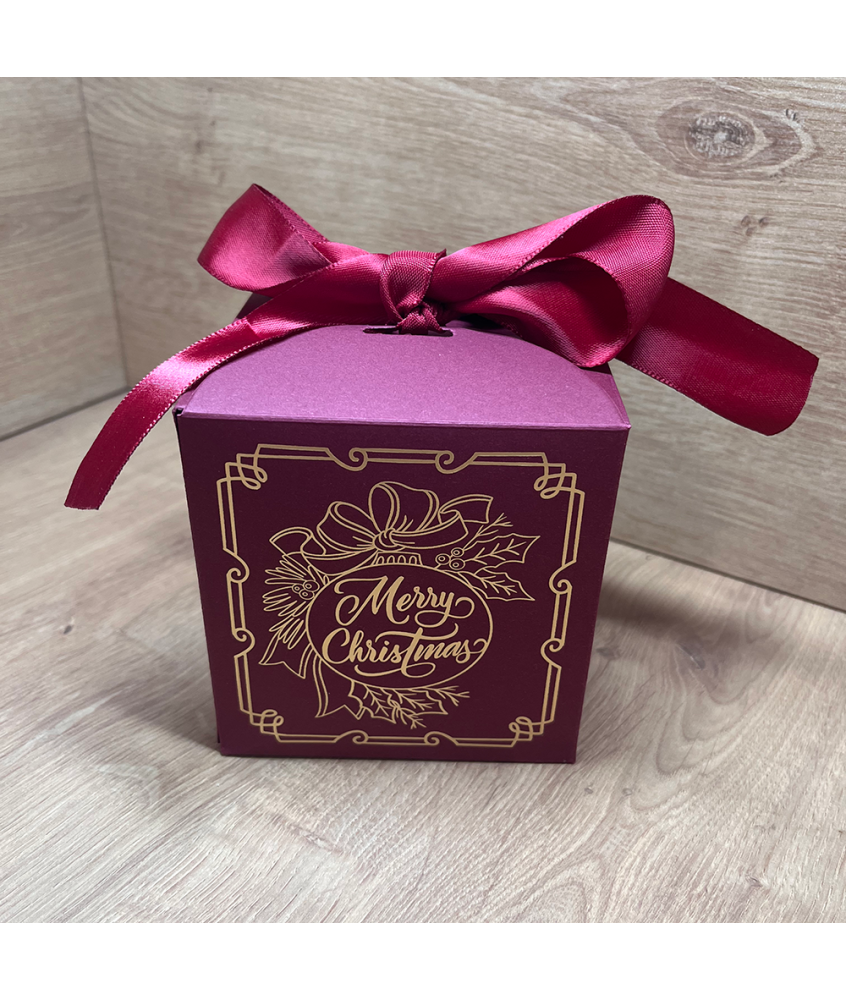 Boite de Noel rouge