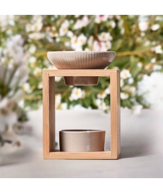 Brûleur en Bambou et Céramique Yona