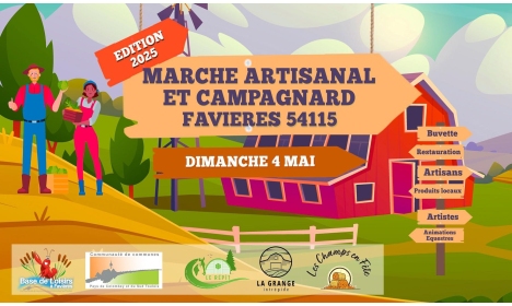 Bouji sera présent au Marché Artisanal & Campagnard de Favières ! 